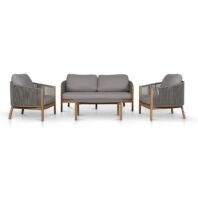 MARAVO Outdoor Lounge Set - Light Brown