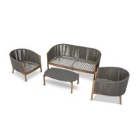 MARAVO Outdoor Lounge Set - Light Brown