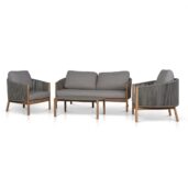 MARAVO Outdoor Lounge Set - Light Brown