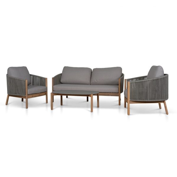 MARAVO Outdoor Lounge Set - Light Brown