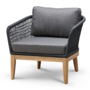 KELOVINA Outdoor Lounge Set - Natural & Anthracite