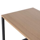 LOREVI Desk - Natural & Black