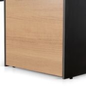 LOREVI Desk - Natural & Black