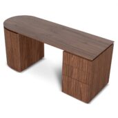 DAREVINA Desk - Walnut