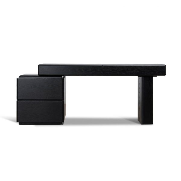 SORANI Desk - Black Oak