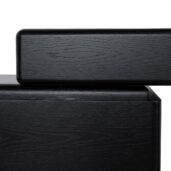 SORANI Desk - Black Oak