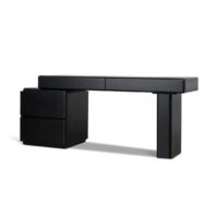 SORANI Desk - Black Oak