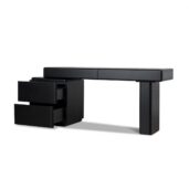 SORANI Desk - Black Oak