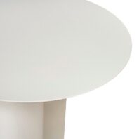 ELAVI Side Table - Ivory White
