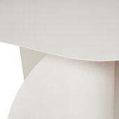 ELAVI Side Table - Ivory White
