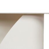 ELAVI Side Table - Ivory White