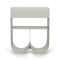KELOLINA Side Table - Almond Milk