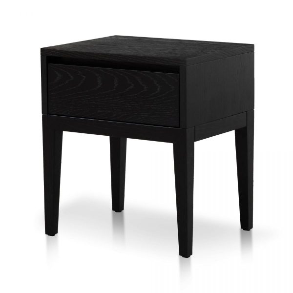 NELORO Bedside Table - Black