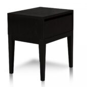 NELORO Bedside Table - Black