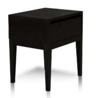NELORO Bedside Table - Black