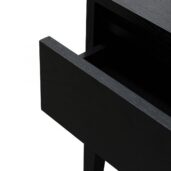 NELORO Bedside Table - Black