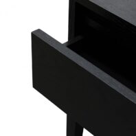NELORO Bedside Table - Black
