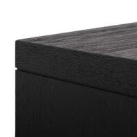 TALOLO Bedside Table - Textured Espresso Black
