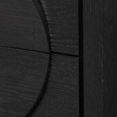 TALOLO Bedside Table - Textured Espresso Black