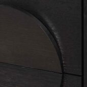 TALOLO Bedside Table - Textured Espresso Black