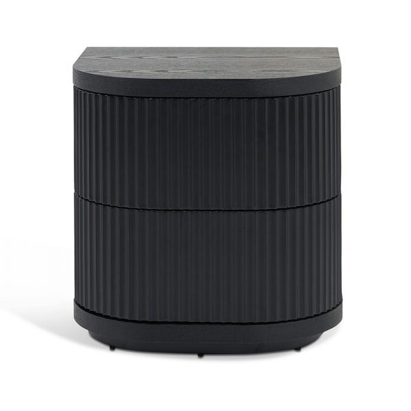 NELARA Bedside Table - Black