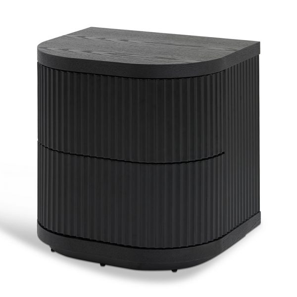 NELARA Bedside Table - Black
