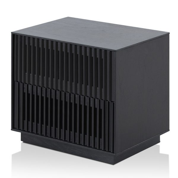 COREVERO Bedside Table - Full Black