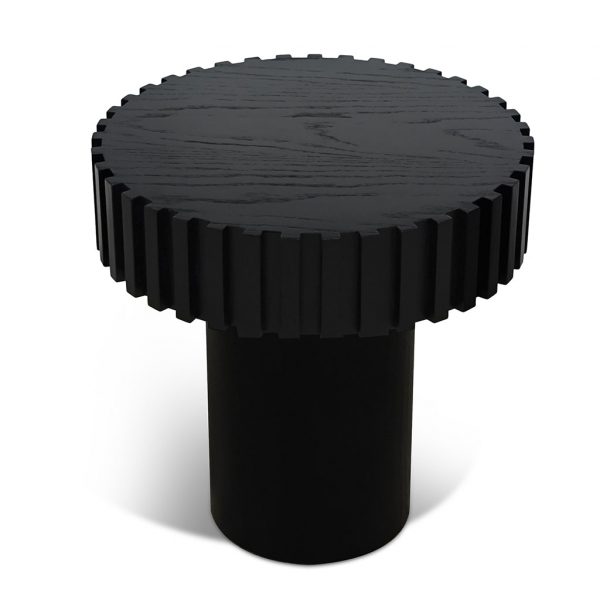 LORILI Side Table - Black Oak