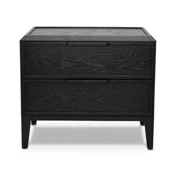 GALORA Side Table - Black Oak