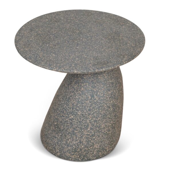 GALAVINA Side Table - Charcoal Latte (Black)