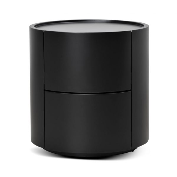 TALASA Bedside Table - Matte Black