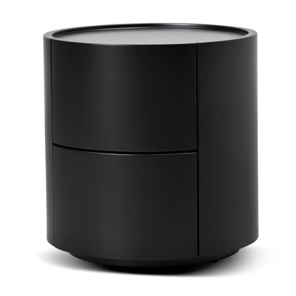 TALASA Bedside Table - Matte Black