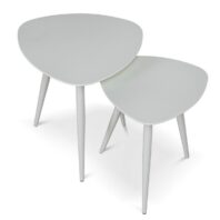 HARENA Side Table - Full White