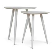 HARENA Side Table - Full White