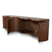 VELILORA TV Unit - Light Walnut