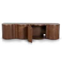 VELILORA TV Unit - Light Walnut