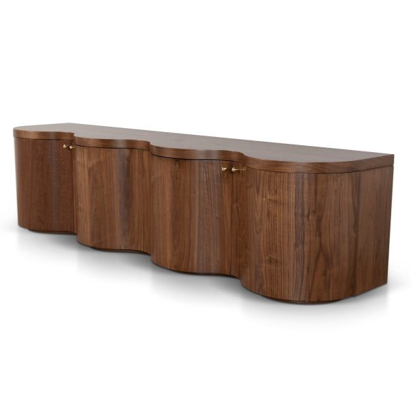 VELILORA TV Unit - Light Walnut
