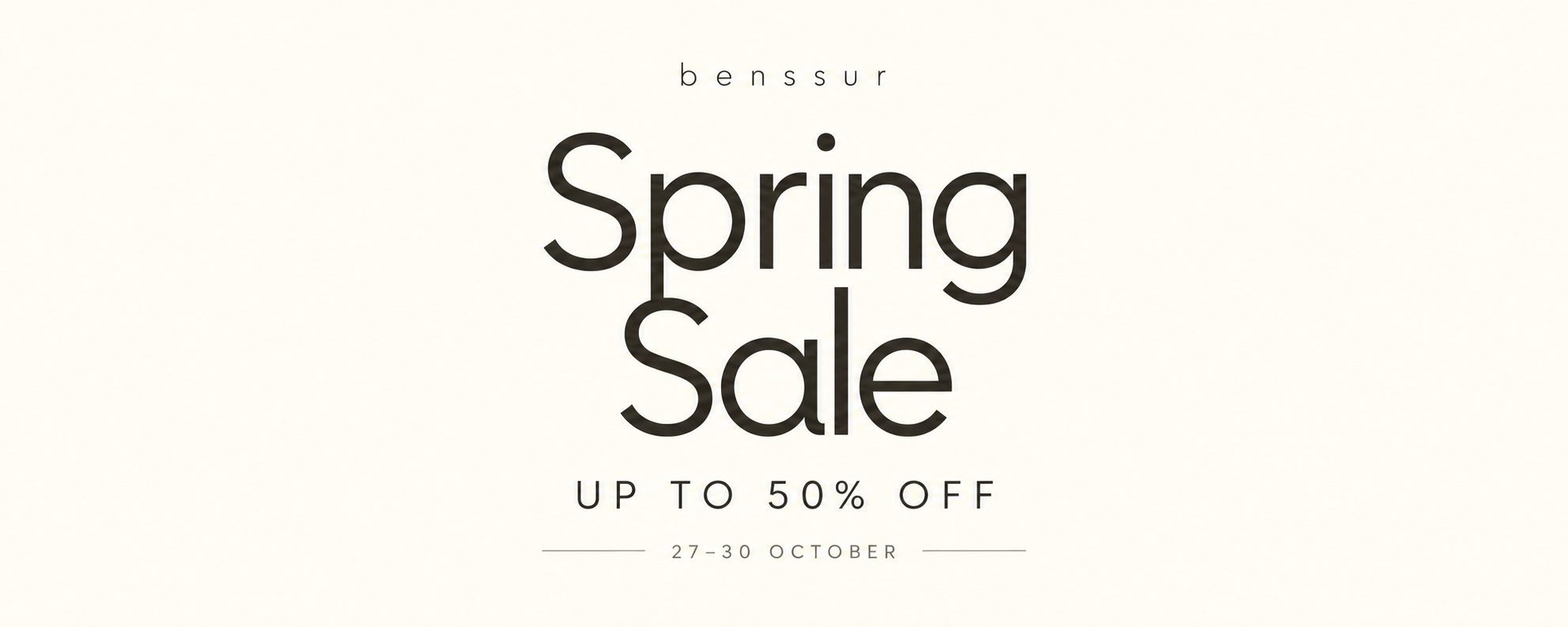 Spring Sale. Up to 50% off. Ends 31 October, 12:00 am Sydney time