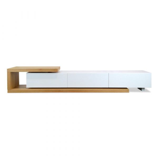 TARIRIVA TV Unit - Natural & White