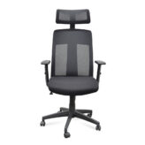 GALOSA Office Chair - Black Mesh & Black
