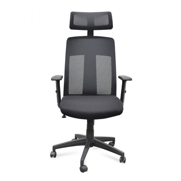 GALOSA Office Chair - Black Mesh & Black