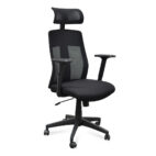 GALOSA Office Chair - Black Mesh & Black