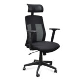GALOSA Office Chair - Black Mesh & Black