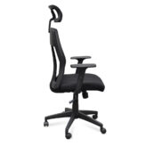 GALOSA Office Chair - Black Mesh & Black
