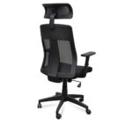 GALOSA Office Chair - Black Mesh & Black