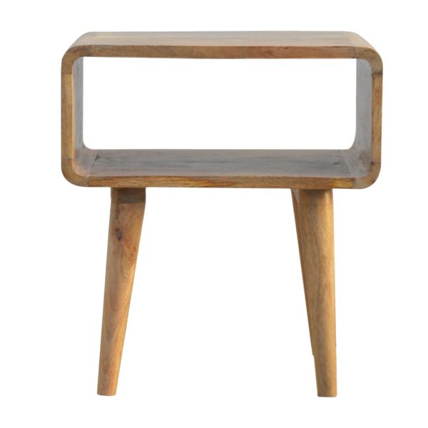 GALALA Bedside Table - Oak-ish, 500 H x 450 W x 350 D mm