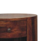 KIROVI Bedside Table - Chestnut