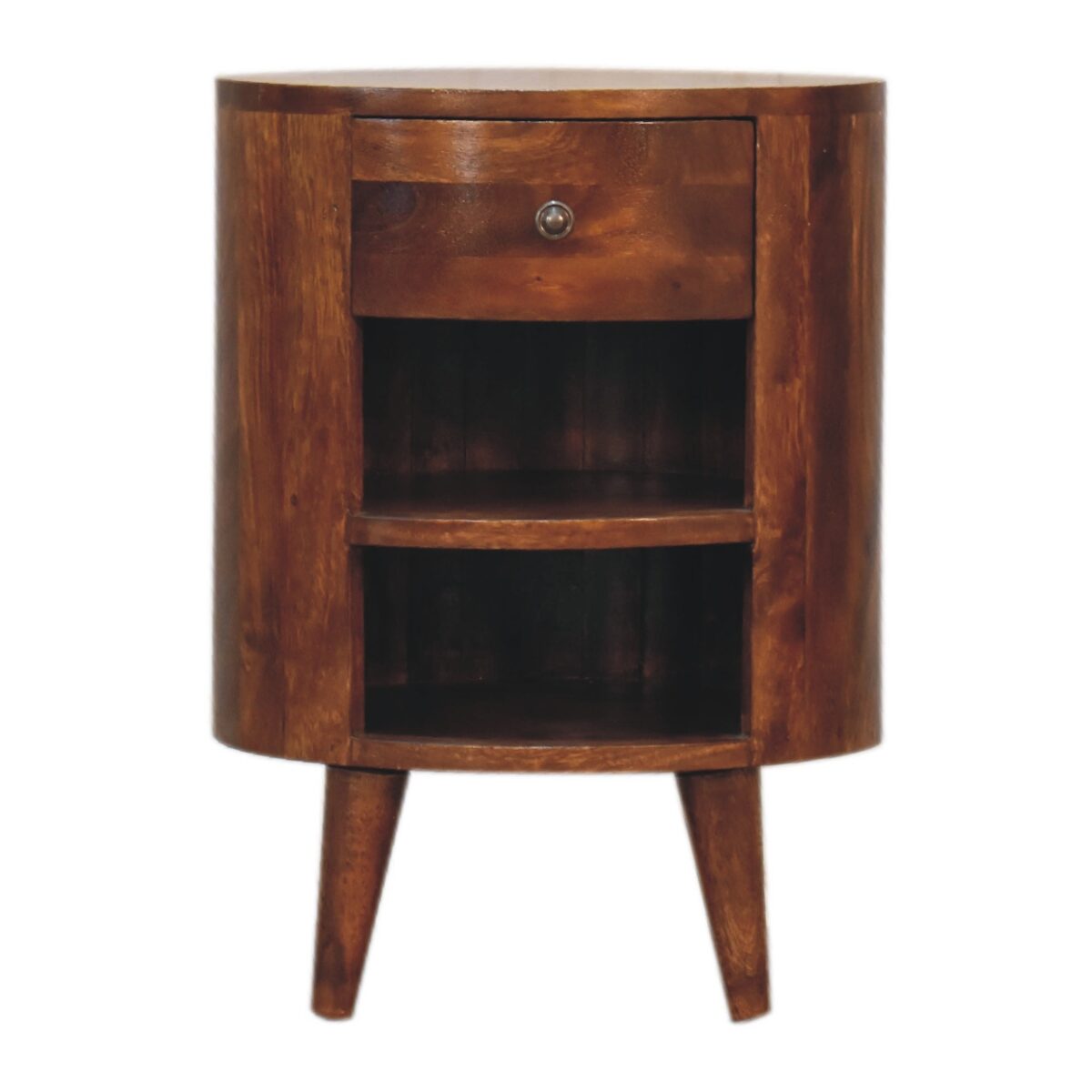 KIROVI Bedside Table - Chestnut