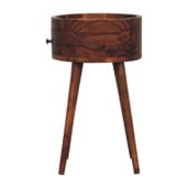 LANONORA Bedside Table - Design A, Honey