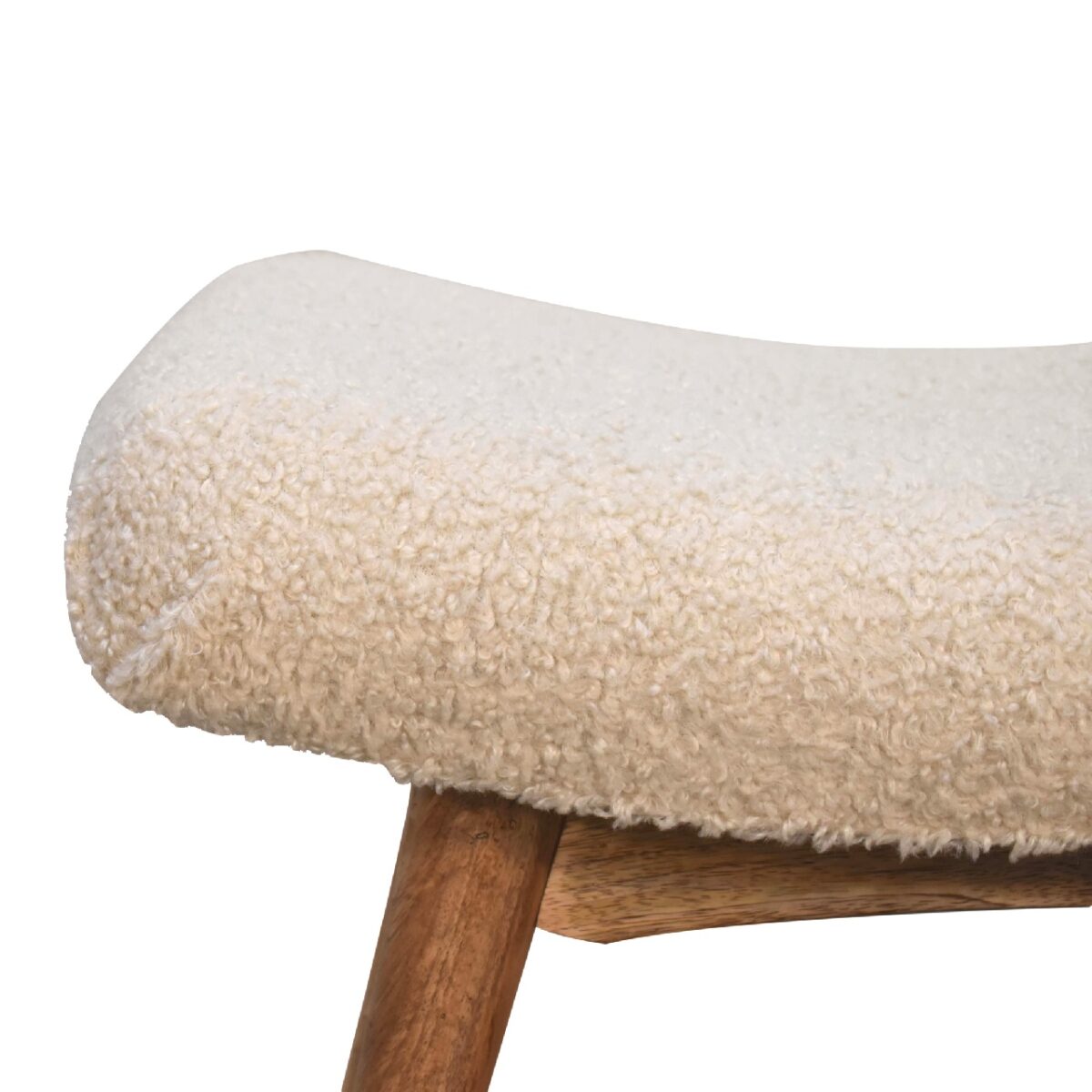 MARANO Bench - Design A, Cream Bouclé MARANO Bench - Design A, Cream Bouclé